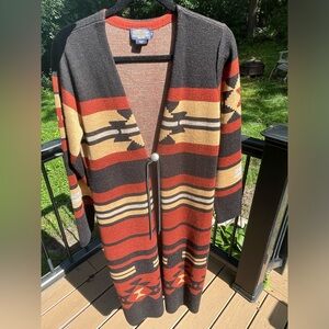 Pendleton Pinyon Merino Wool Duster - S